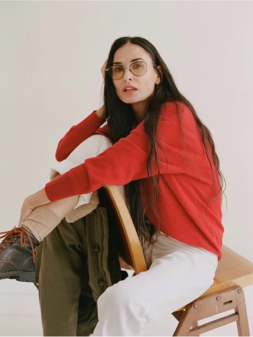 Reformation Cashmere Boyfriend Sweater (M) - SUN-DRIED TOMATO - NWOT - Picture 8 of 8